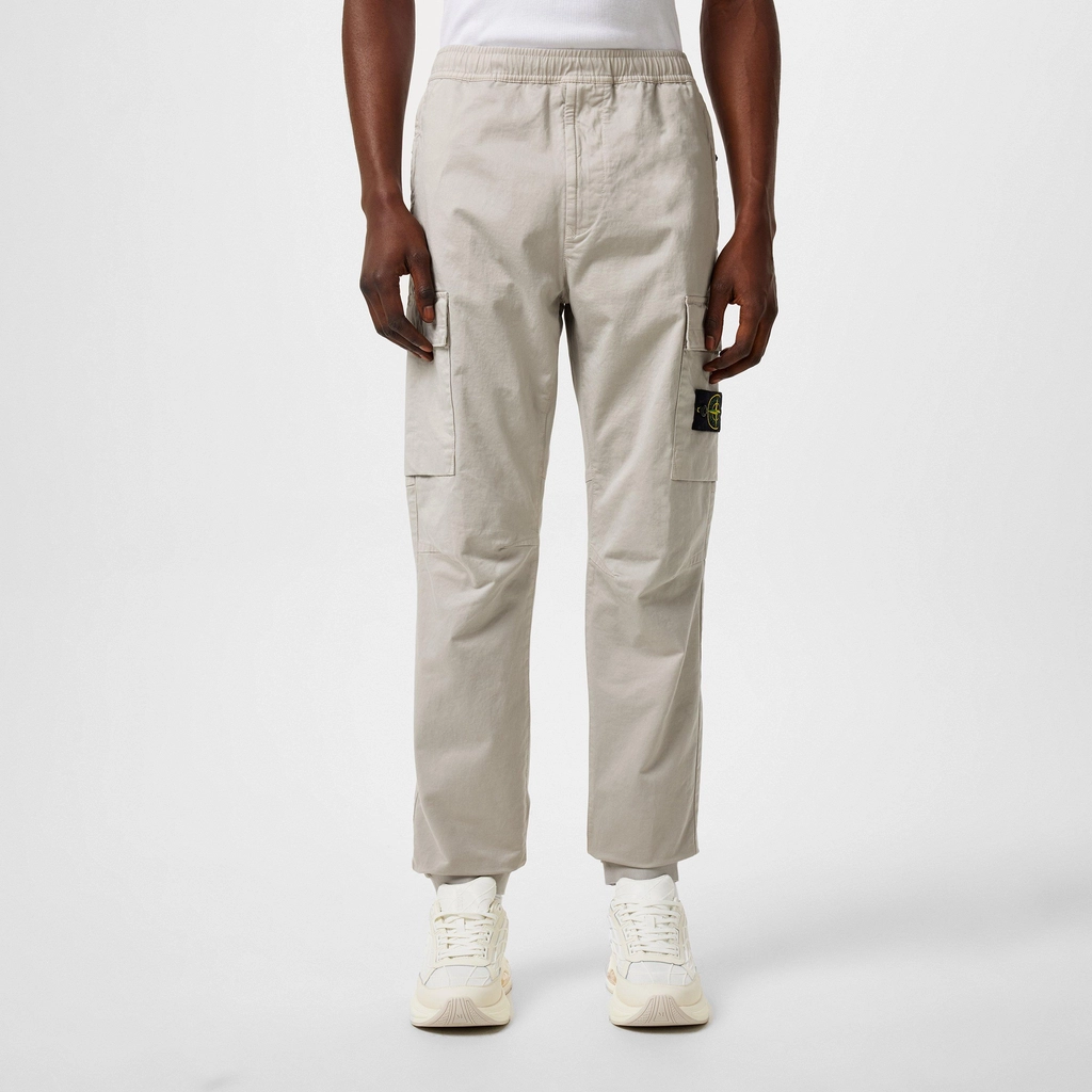 Stone Island Raso Cargo Trousers - Grigio V0060